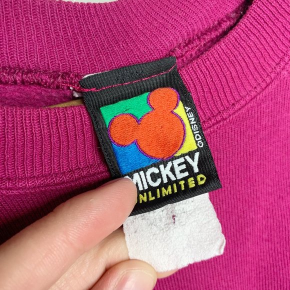 VTG Disneyland Mickey Crew Neck Sweatshirt S/M - Picture 4 of 4